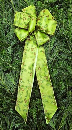 C33 - Fern Flora Satin/Gold Holly Shimmer Sheer Overlay