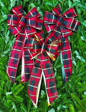 BCPSET2 - Big Block Black Plaid Set Overlay - 6 over Red Poly, 4 over Gold Poly, 2 over Black Poly
