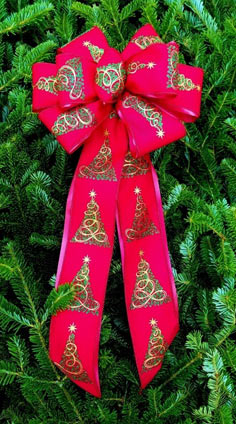 Industry Standard Red and Burgundy Velvet Bows: Emilie's Christmas Bows