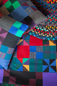 Emilie's quilts and rugs